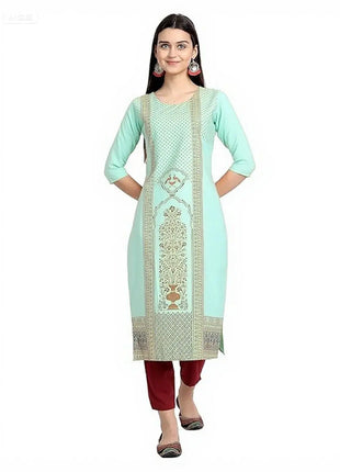 Muslim Women's Casual Fashionable  Kurt Straight Tube Ethnic Slit hem Takchita Dress Abito Donna Musulmana Girls Prayer Dress