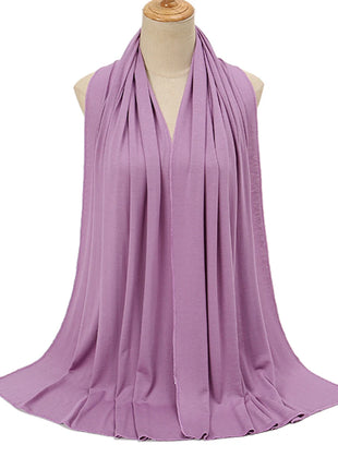 Premium Modal Cotton Jersey Hijab Scarf Muslim Long Shawl Women Plain Soft Turban Tie Head Wraps Africa Female Headband 170x60cm