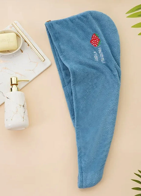 Rapid Dry Towel for Hair Microfiber Towels Anti Frizz Dry Hair Hair Towel Quick Dry Hair Dry Towels for Girls Beach Shower Cap