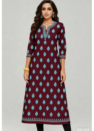 Muslim Kurt Women's Fashionable And Comfortable Dress With Peacock Straight Tube And Vacation Styles Musluman Bayan Elbise