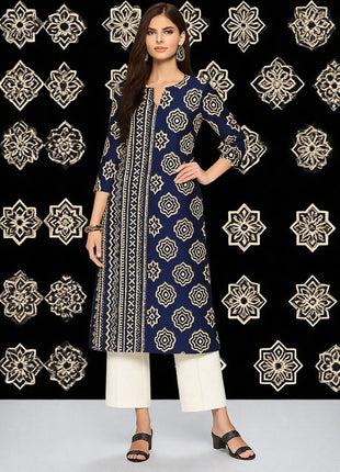 Muslim Women Kurt Casual Dress Long Sleeve Straight Casual Ethnic Flower Mandarin National Style Caftan Marocain Femme
