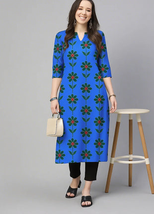 National style Women's Kurtta Casual Fashion Dress Long Sleeved Straight Tube Casual Ethnic Flower Muslim Kaftan Dresses Morocco