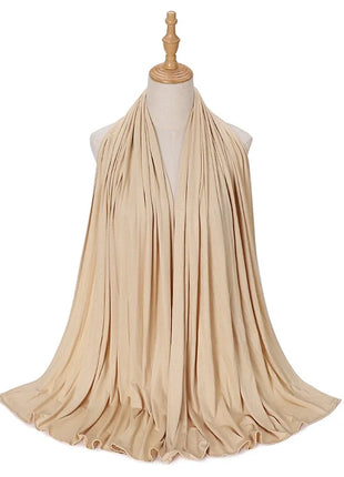 Big Size Jersey Hijabs for Woman Turban Mercerized Cotton Hijab Scarf Shawl Turbans for Women Headscarf Scarves Ramadan Foulard