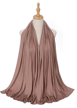 Big Size Jersey Hijabs for Woman Turban Mercerized Cotton Hijab Scarf Shawl Turbans for Women Headscarf Scarves Ramadan Foulard