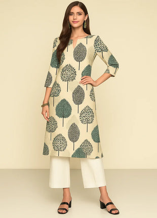 Muslim Kurtta women's Casual Fashion Dress Long Sleeved Straight Tube Casual Ethnic Flower Round Neck Regular Size Design Sense