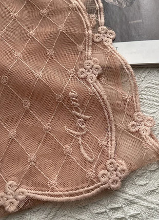 Court Style Embroidery Flower Lace Scarf Long Silk Women's Spring Summer Seaside Vacation Shawl Headscarf