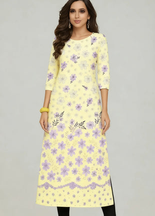 Muslim Dress Kurtta Women's Fashionable Slit hem Straight Tube Casual Elephant Women Dress Turkish Abaya Abito Donna Musulmana
