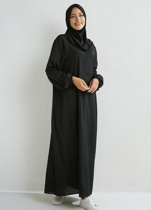 Muslim Dresses Women Maxi Dresses Mujer Vestidoes Female Loose Dresses Full Sleeve Printed Floral Casual Robe Long Dress