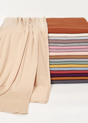 Premium Jersey Hijab Scarf For Muslim Women Turban Femme Africaine Hijabs For Woman Head Wrap Hoofddoek Headscarf Ramadan