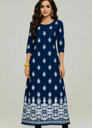 National style Kurt Women's Fashion Comfortable Slit hem Straight Ethnic Abito Donna Musulmana Girls Prayer Dress Turkish Abaya