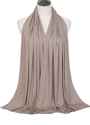 Premium Modal Cotton Jersey Hijab Scarf Muslim Long Shawl Women Plain Soft Turban Tie Head Wraps Africa Female Headband 170x60cm