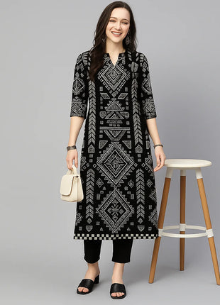 Muslim Women Casual Fashionable Comfortable Kurt Dress Straight Tube Ethnic All Occasions Such As Birthday Wedding Aidilfitri