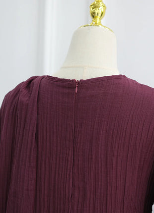 Two Piece Middle East Muslim Cardigan Set for Women Ramadan Eid Dubai Modest Abaya Dress Elegant Islam Solid Turkey Robe Outfit