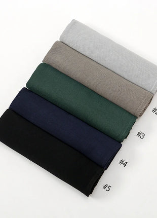 Fashion Modal Hijab Rayon Cotton Shawls Muslim Hijabs For Women Plain Scarf Big Size Headscarf Islamic Turban Headband 190*85cm