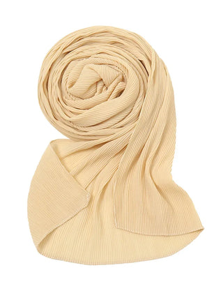 Big Size Pleated Chiffon Hijab Scarf for Muslim Women Turban Pashmina Shawls and Scarves Women Bandana Headband Hijabs Headscarf