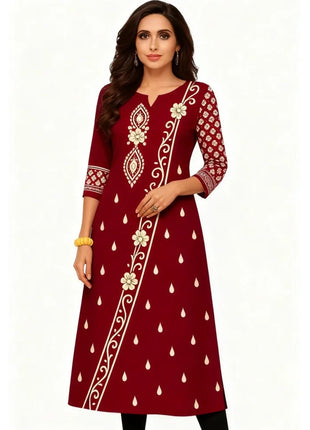 Muslim Dress Kurt Women's Fashionable Elegant Straight Tube Casual Color Elephant Pattern Tenue De Priere Femme Musulmane