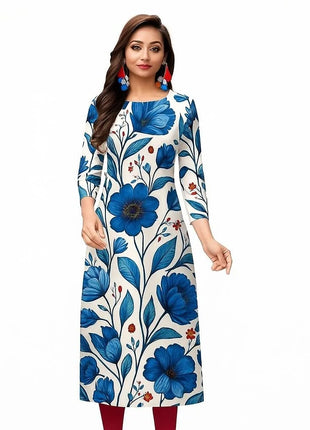 Muslim Peacock Kurtta Women Casual Fashion Dress National style Straight Tube Casual Ethnic Flower Abaya Abito Donna Musulmana