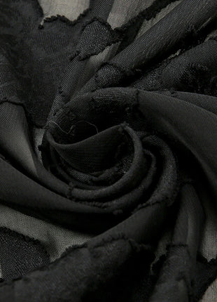 New Plain Chiffon Sun Protection Shawl Solid Color Silver Sprinkled Cut Flowers Wraps  Women Summer Outdoor Uv Protection Cape