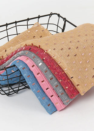 Glitter Shimmer Muslim Hijabs Fashion Solid Bubble Chiffon Scarf High Quality Shawl Scarves Silver Crinkle Woman Headscarf