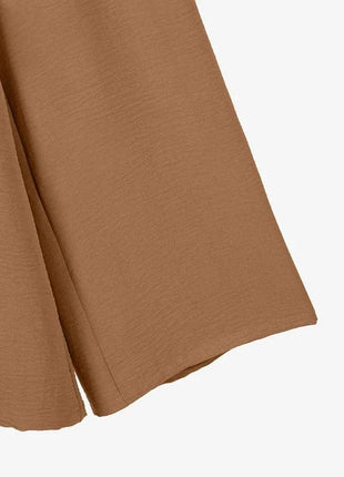 Ramadan Women Eid Muslim Two Pieces Set Split Blouse & Pant Musulman Ensemble Button Shirt Pants Matching Sets Femme Abaya 2024