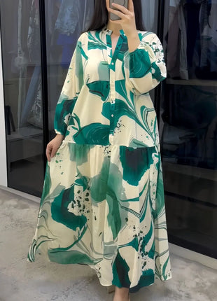 Eid Women Dress Abaya Muslim Loose Button Up Dubai Vestidos Largos Long Dresses Kaftan Arab Robe Party Caftan Jalabiya Ramadan