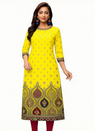 Muslim Women's Kurt Fashionable And Elegant Peacock Straight Tube Casual Comfortable Dress 2026 Abito Donna Musulmana Slit hem