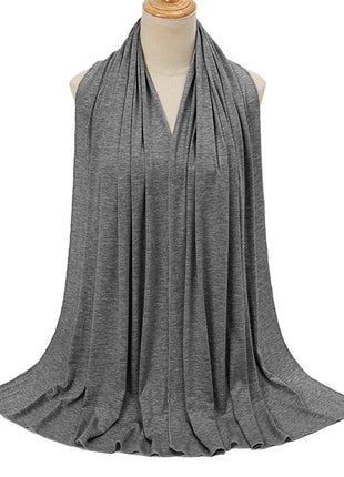 Premium Modal Cotton Jersey Hijab Scarf Muslim Long Shawl Women Plain Soft Turban Tie Head Wraps Africa Female Headband 170x60cm