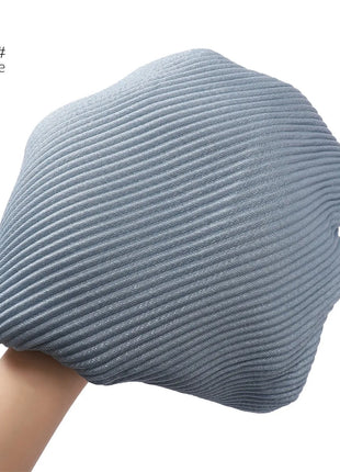 New Breathable Soft Solid Color Silver Silk Crumpled Shiny Pleated Shawl Women's Hair Towel Scarf One Piece Dropshipping