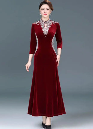 Autumn Winter Thin Office Lady Simplicity Temperament Long Sleeve Pullovers Solid Dresses Korean Fashion Slim Women Clothing