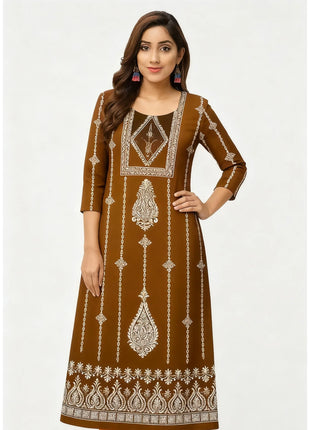 Muslim 2026 Dress Kurt Women Fashionable And Elegant National Style Straight Tube Casual Slit hem Abito Donna Musulmana