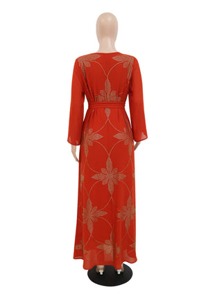 Eid Morocco Party Dress Women Muslim Abaya Diamond Ramadan Chiffon Dubai Abayas Kaftan Elegant Robe Vestidos Turkey Gown 2023