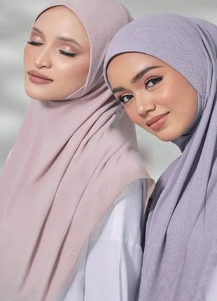 BOHOWAII Muslim Islamic Modal Hijab Scarf Instant Hijabs Headscarfs for Women Long Scarves Head Wrap Shawl Bonnet Hijabe Femme