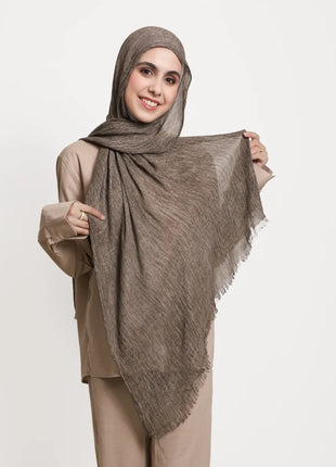 New Arrival Crinkle Rayon Hijab for Women Muslim Scarf Shawls Tie-dye Headscarf Wraps Plain Modal Cotton Islamic Turban Ramanda