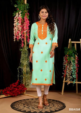 Muslim Women's Casual Fashionable Comfortable Straight Tube Casual Ethnic Turkish Abaya National style Abito Donna Musulmana