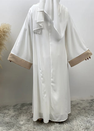 Ramadan Eid Muslim Abaya Dubai Luxury Splicing Fake Two Pieces Abayas For Women Kaftan Modest Dress Islam Caftan Marocain Femme