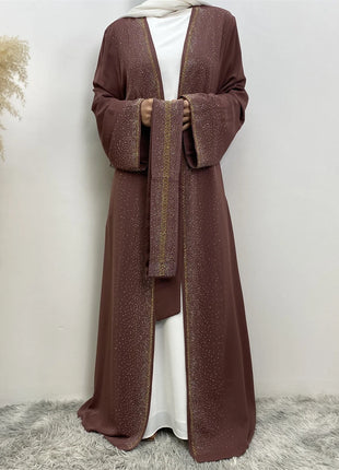 Ramadan Eid Dubai Open Black Muslim Kimono Abaya Damen Turkey Islam Abayas For Women Dress Kebaya Robe Femme Musulmane Kaftan