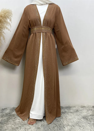 Ramadan Eid Dubai Open Black Muslim Kimono Abaya Damen Turkey Islam Abayas For Women Dress Kebaya Robe Femme Musulmane Kaftan