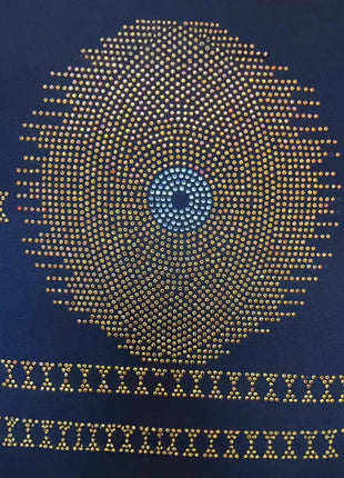 Elegant African Large Size Women's Dress No Zipper Commuting Luxury Wedding High Waist Loose Waist Long Sleeve round Neck Dress