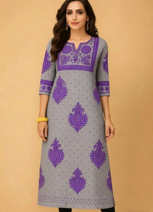Muslim Flowers Kurt Christmas Women's Casual Fashion Comfortable Dress Long Sleeve Straight Tube Casual Ethnic Arabian Dress