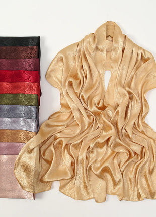 High Quality Floral Print Satin Hijab Scarf Muslim Hijab Plain Malaysia Scarf Satin Shawl Luxury Silk Satin Wrap Islam Turban