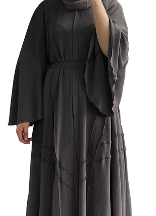 Kaftan Dubai 2024 Luxury Long Loose Muslim Ramadan Open Abaya Evening Dresses Women's Prayer Garment Femme Musulmane Vestidos