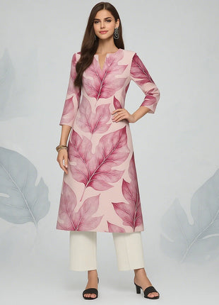 Muslim Women's Kurt Casual Fashion Dress Straight Tube Casual Ethnic Flower Muslim Fashion Long Sleeve Dresses