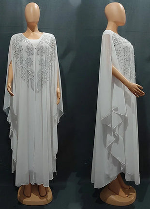 Abayas For Women Dubai Luxury 2024 Chiffon Boubou Muslim Fashion Dress Caftan Marocain Wedding Party Occasions Djellaba Femme