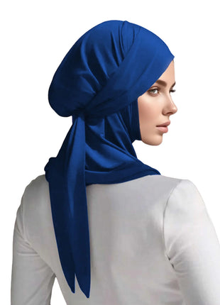 Modal Cotton Jersey Hijab Scarf Long Muslim Shawl Plain Soft Turban Tie Head Wraps For Women Africa Headband