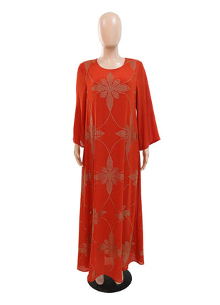 Eid Morocco Party Dress Women Muslim Abaya Diamond Ramadan Chiffon Dubai Abayas Kaftan Elegant Robe Vestidos Turkey Gown 2023