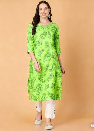 National style Kurt Women's Fashion Comfortable Slit hem Straight Casual Ethnic Flowers Pattern Robe Abito Donna Musulmana