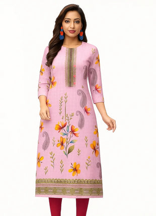 Muslim 2026 Dress Kurtta Women Fashionable And Elegant National Style Straight Tube Casual Slit hem Abito Donna Musulmana
