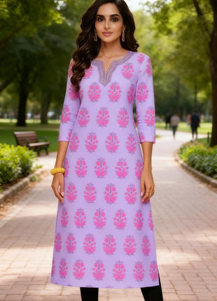 Muslim Women Kurt Casual Dress National Style Straight Casual Ethnic Flower Mandarin Design Suitable Morocco Marokkaanse Kaftan