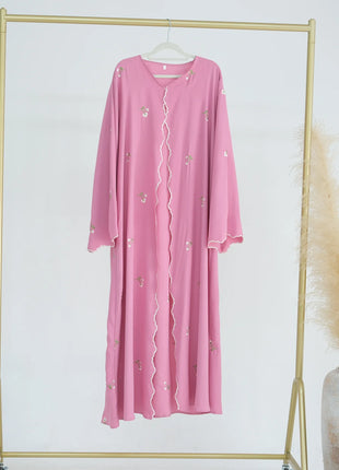 Eid Muslim Abaya for Women Embroidery Cardigan Dresses Abayas Ramadan Morocco Dubai Jalabiya Kaftan Vestidos Arab Long Robe 2025