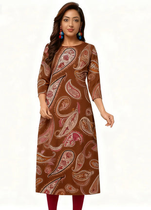 Muslim Kurt Women Casual Fashion Dress Peacock Straight Tube Casual Turkish Abaya National Style Islamische Kleidung Slit hem